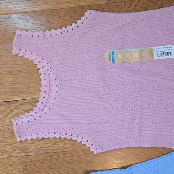 THEREABOUTS BRAND GIRLS PINK AND GREEN SUMMER TANK TOPS BUNDLE SIZE XL 16 - Picture 3 of 9